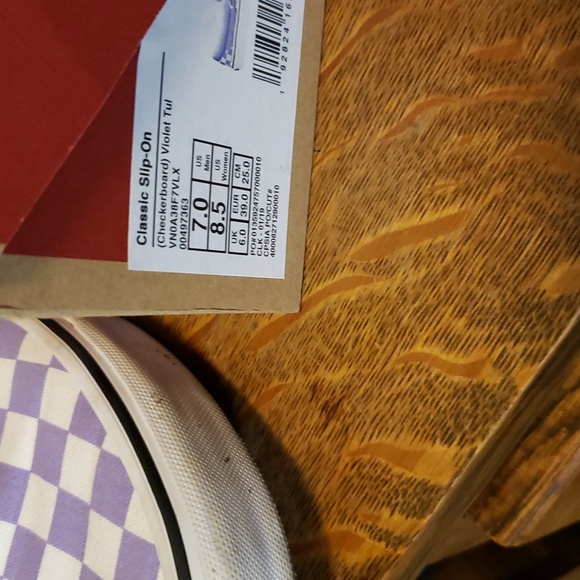 Vans lilac checkerboard - Picture 14 of 17